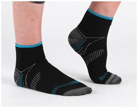 img 2 attached to Compression socks Plantar Fascia. black-blue 40-45
