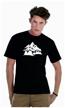 t-shirt for men with husky print, black, size m logo