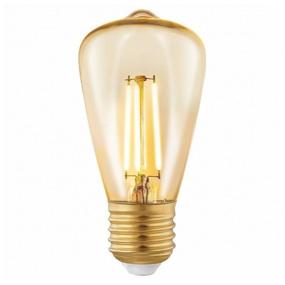 img 2 attached to LED filament lamp Eglo E27 3.5W 2200K amber 11553