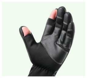 img 2 attached to Men''s gloves / hunting and fishing gloves / fingerless gloves / touch gloves / black XL