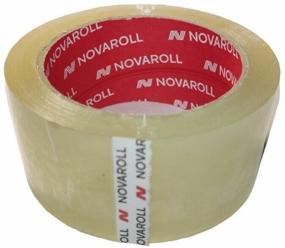 img 3 attached to Adhesive tape 48mm x 66m Nova Roll, transparent, 43um, 6pcs