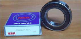 img 1 attached to Bearing 6007 DDUCM size 35x62x14 ( 6007-2RS ) manufacturer NSK