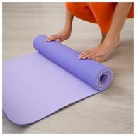 yoga mat sangh yoga mat two-color, 183x61x0.6 cm blue plain 0.8 kg 0.6 cm logo