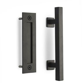 img 4 attached to Barn type sliding door handle SLIDING DOOR SYSTEM SDS LOFT 300 /loft/barn matte black