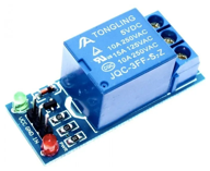 relay module 5v 10a 1 channel for arduino/arduino projects logo
