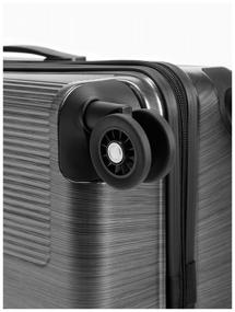 img 3 attached to Polycarbonate suitcase SunVoyage Elit SV040-AC Black-grey matte (L+) 78х52х30 cm/103 l/4.4 kg