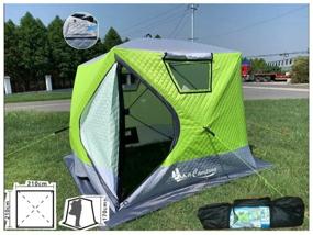 img 1 attached to Mobile sauna, four-layer winter tent cube Mircamping 2018 bath camping summer 4-seater