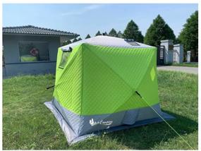 img 4 attached to Mobile sauna, four-layer winter tent cube Mircamping 2018 bath camping summer 4-seater