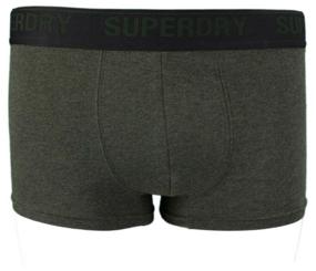 img 3 attached to Superdry boxer shorts set, size XL, black/olive/grey, 3 pcs.