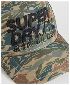 img 4 attached to Superdry baseball cap, one size, green camo
