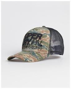 img 3 attached to Superdry baseball cap, one size, green camo