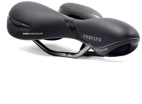 img 3 attached to Saddle Selle Royal, 5130HR Respiro Soft Athletic, size 279x144mm, waterproof, weight 429g, black