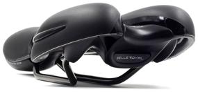 img 1 attached to Saddle Selle Royal, 5130HR Respiro Soft Athletic, size 279x144mm, waterproof, weight 429g, black