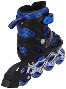 img 3 attached to Set of children''s roller skates and protection, TM "CITY-RIDE", PVC wheels, size S (29-33), sliding, JB0210513