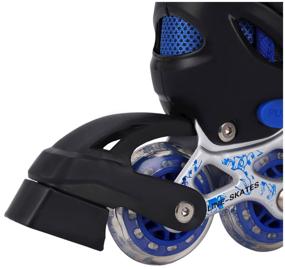 img 1 attached to Set of children''s roller skates and protection, TM "CITY-RIDE", PVC wheels, size S (29-33), sliding, JB0210513