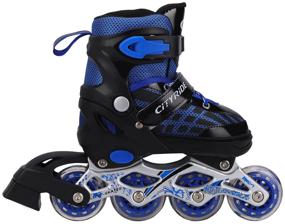 img 4 attached to Set of children''s roller skates and protection, TM "CITY-RIDE", PVC wheels, size S (29-33), sliding, JB0210513