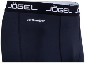 img 1 attached to Jögel Camp Compression Shorts PerFormDRY Tight Short (JBL-1300-061), black/white - size XXL