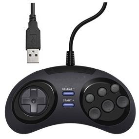 img 3 attached to Game joystick PALMEXX SEGA for PC, laptop, SmartTV; USB2.0, wired, 1.8m