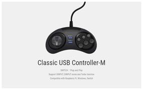 img 1 attached to Game joystick PALMEXX SEGA for PC, laptop, SmartTV; USB2.0, wired, 1.8m