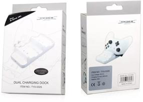 img 4 attached to Dobe X Dual Charging Station for two controllers for Xbox One S (TYX-532S) white