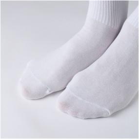 img 1 attached to Set of 5 pairs of men''s sports socks "Neva-Sox" white, size 25 (38-40)