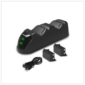 img 2 attached to Charging station for controller joystick XBOX One (S), DOBE Dual Charging Dock (TYX-1703)