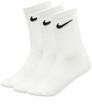 nike sx7676-100 unisex socks set white (42-46) size l logo