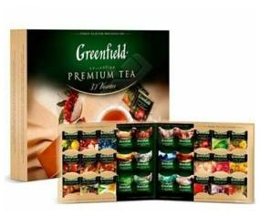 img 1 attached to GREENFIELD tea (Greenfield), set of 30 types, 120 bags in envelopes, 231.2 g, 1074-08