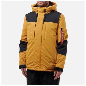 img 1 attached to Alpha Industries Avalanche Primaloft Men''s Parka Jacket Yellow, Size S