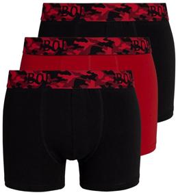 img 2 attached to BOL Men&quot;s boxer shorts set, 3 pcs.
