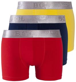 img 1 attached to BOL Men&quot;s boxer shorts set, 3 pcs.