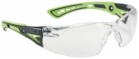 img 3 attached to Open glasses RUSH+ Platinum | Transparent | Green temples | Bolle