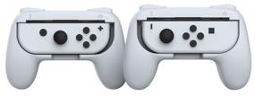 img 1 attached to Holder/pad for gamepad/joystick/controller Nintendo Switch Joy-Pad 2 pieces, DOBE, white