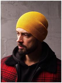 img 1 attached to Hat Cousteau beanie knitted ALEKON men''s women''s unisex size 54-60