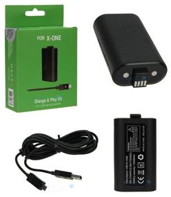 img 3 attached to Charger Play & Charge Kit for Xbox One (black)