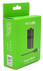 img 4 attached to Charger Play & Charge Kit for Xbox One (black)
