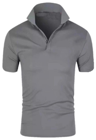 img 1 attached to Men''s polo shirt