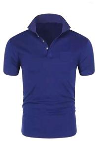 img 2 attached to Men''s polo shirt
