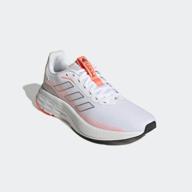 adidas sneakers, size 4.5uk (37.3eu), cloud white / silver metallic / acid red logo