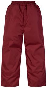 img 2 attached to Trousers on fleece autumn/spring Arctic kids up to 0 -2 degrees