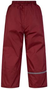 img 3 attached to Trousers on fleece autumn/spring Arctic kids up to 0 -2 degrees