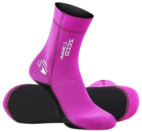img 3 attached to Neoprene socks 3 mm for diving ZCCO black