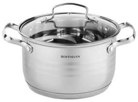 img 4 attached to Saucepan set, Saucepan Hoffmann, Stainless steel, Tempered glass, 2.1l , 3.1l , 4.1l