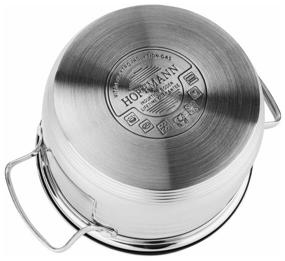 img 2 attached to Saucepan set, Saucepan Hoffmann, Stainless steel, Tempered glass, 2.1l , 3.1l , 4.1l