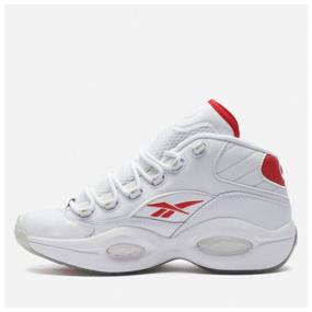 img 1 attached to Reebok Question Mid Men''s Sneakers White, Size 44.5 EU