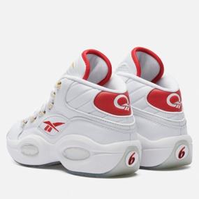 img 2 attached to Reebok Question Mid Men''s Sneakers White, Size 44.5 EU