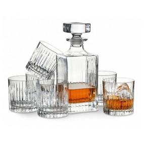 img 4 attached to Whiskey set 7 items (carafe 800 ml + 6 glasses 300 ml each) RCR Cristalleria Italiana SpA "Timeless / Without decor" / 117078