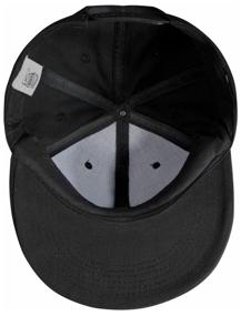 img 3 attached to Baseball Cap Unit Snapback with straight peak, white