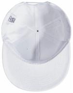baseball cap unit snapback with straight peak, white логотип