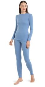 img 2 attached to NORVEG SOFT+ Thermal set for women black, size M